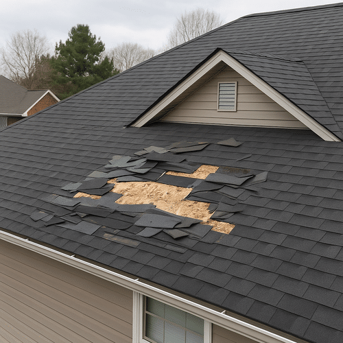 Wind Damage Roof Repair